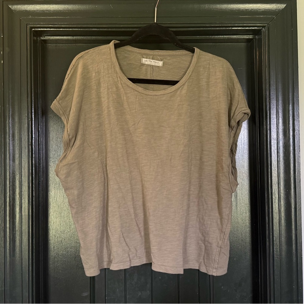 We The Free olive Short Sleeve Tee